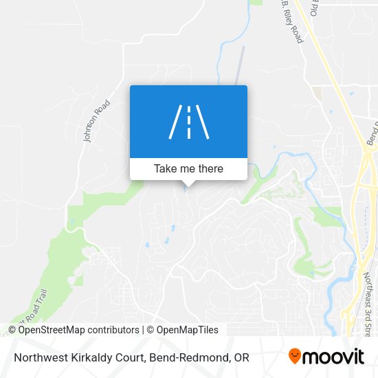 Northwest Kirkaldy Court map