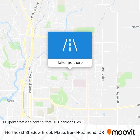 Northeast Shadow Brook Place map