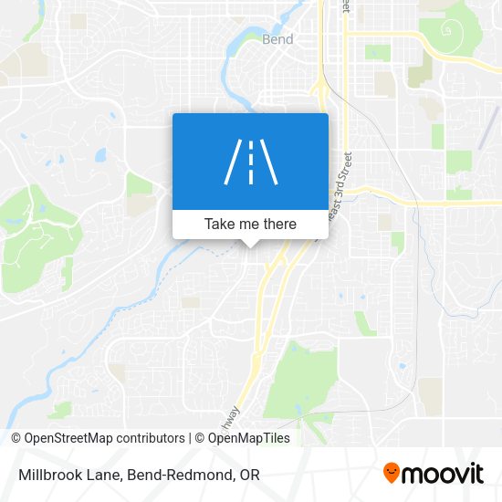 Millbrook Lane map