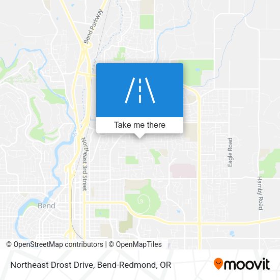 Northeast Drost Drive map