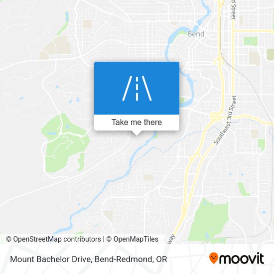 Mount Bachelor Drive map