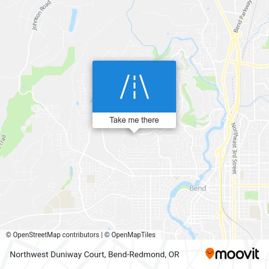 Mapa de Northwest Duniway Court