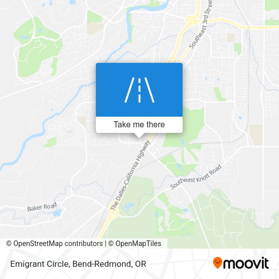 Emigrant Circle map