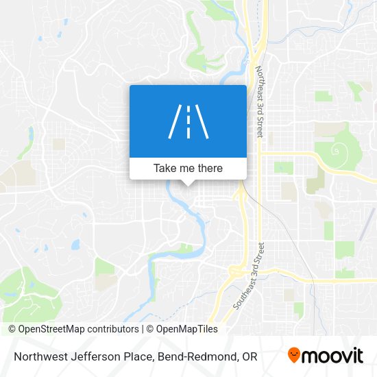 Northwest Jefferson Place map