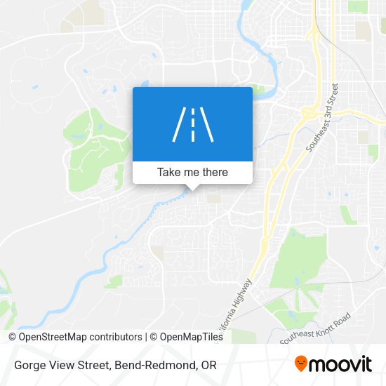Gorge View Street map