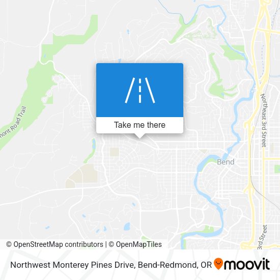 Mapa de Northwest Monterey Pines Drive