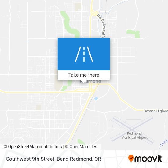Southwest 9th Street map