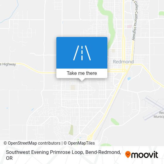 Mapa de Southwest Evening Primrose Loop
