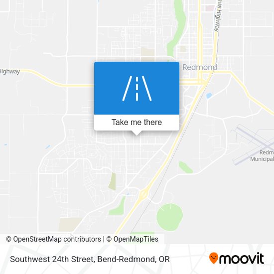 Southwest 24th Street map