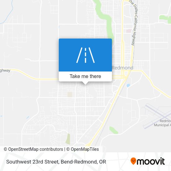 Southwest 23rd Street map