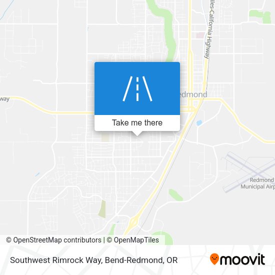 Southwest Rimrock Way map