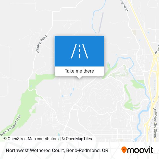 Mapa de Northwest Wethered Court