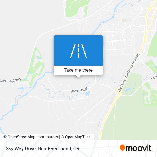 Sky Way Drive map