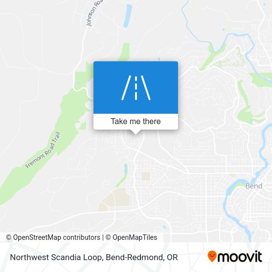 Northwest Scandia Loop map