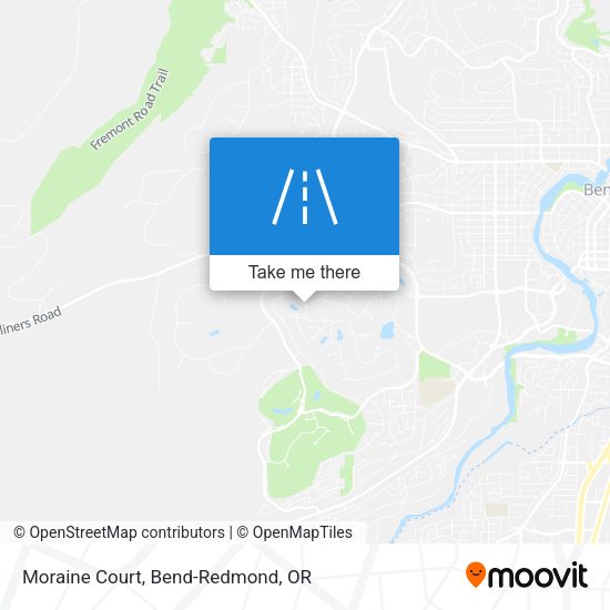 Moraine Court map