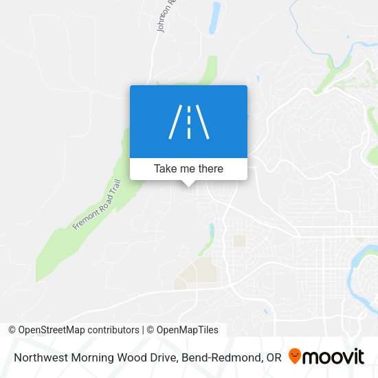 Northwest Morning Wood Drive map