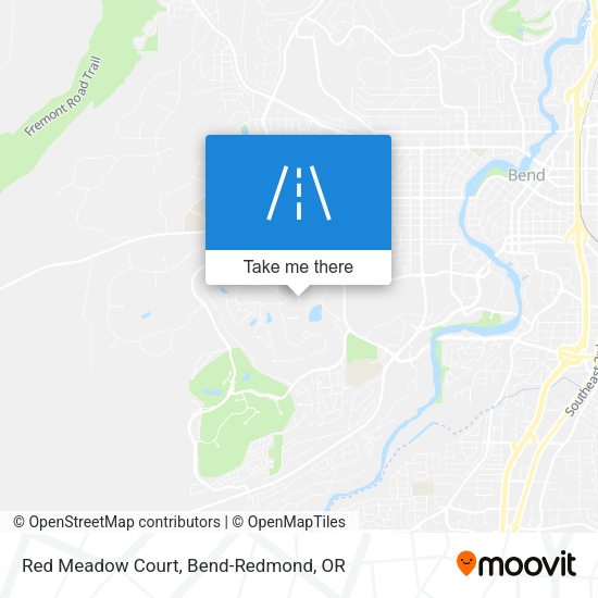 Mapa de Red Meadow Court