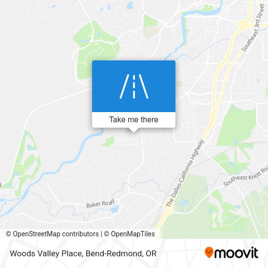 Mapa de Woods Valley Place