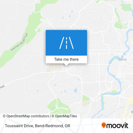Toussaint Drive map
