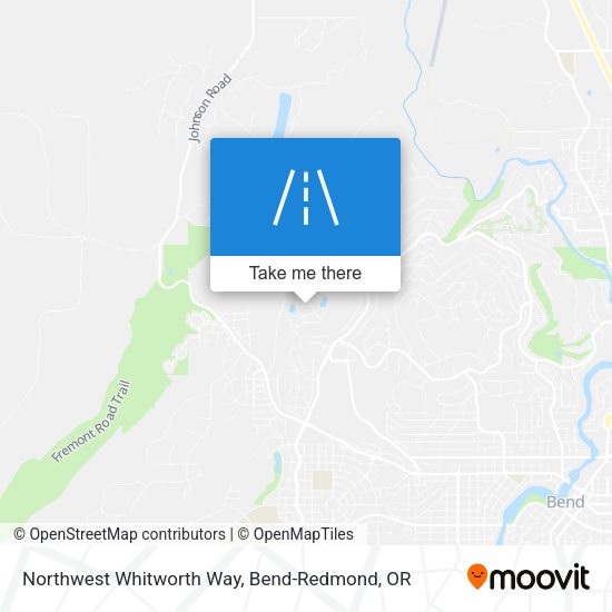 Northwest Whitworth Way map
