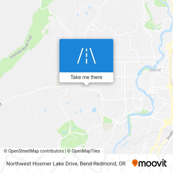 Mapa de Northwest Hosmer Lake Drive