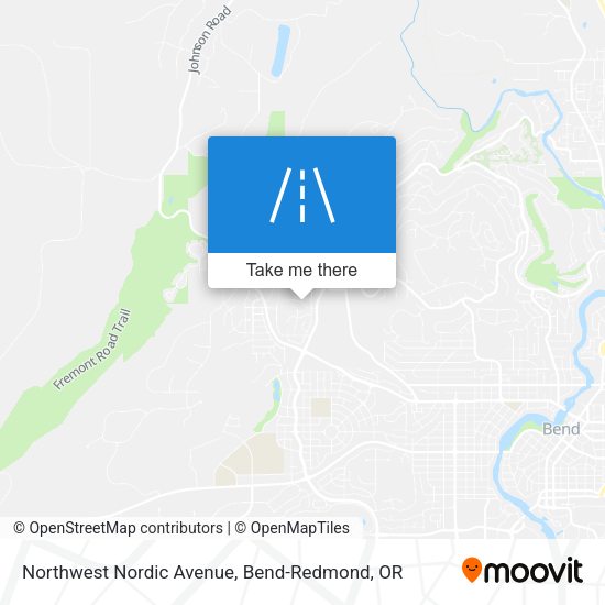 Northwest Nordic Avenue map