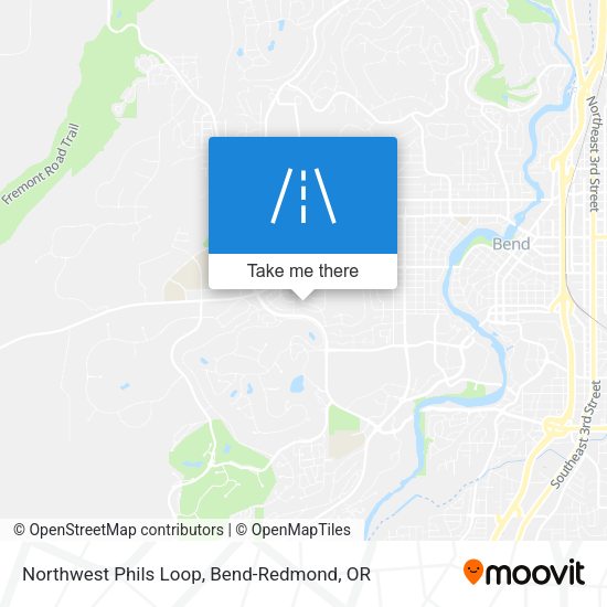 Northwest Phils Loop map