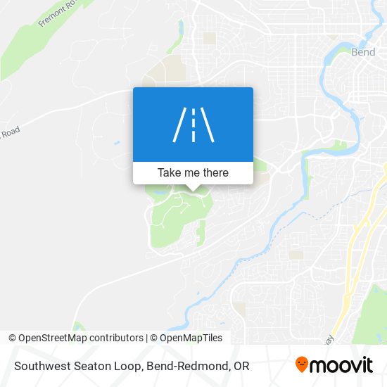 Southwest Seaton Loop map