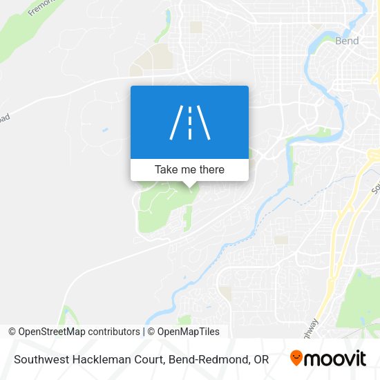 Southwest Hackleman Court map