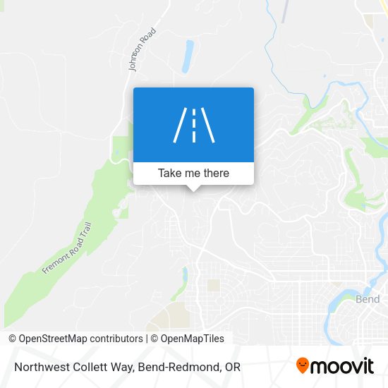 Northwest Collett Way map