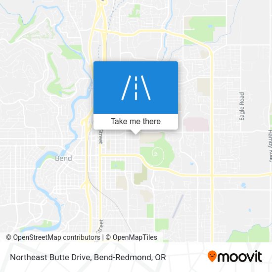 Northeast Butte Drive map