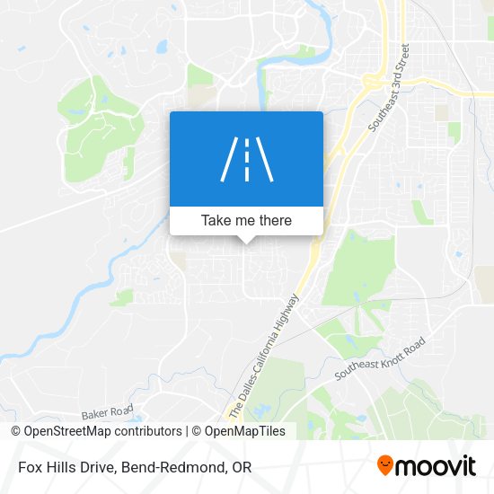 Fox Hills Drive map