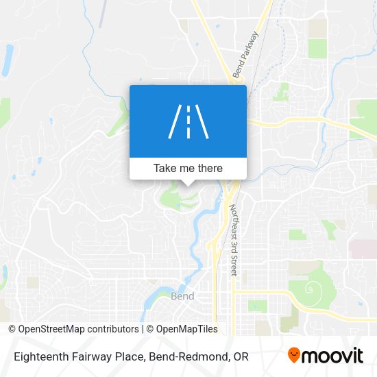 Mapa de Eighteenth Fairway Place