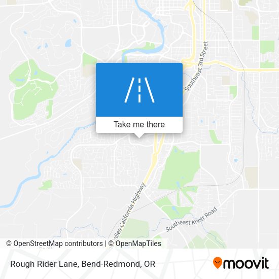 Rough Rider Lane map