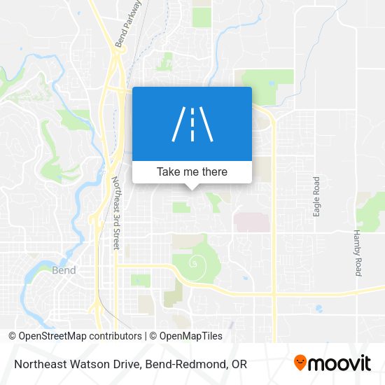 Northeast Watson Drive map