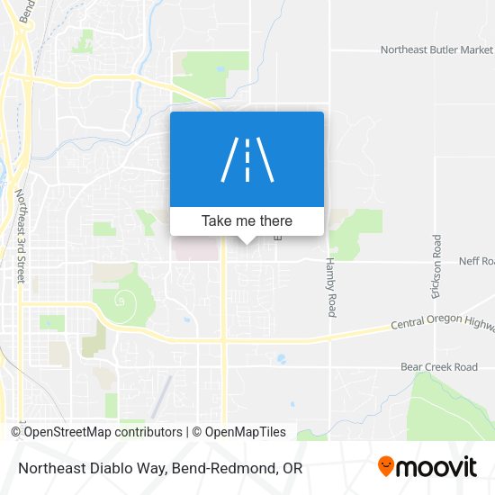 Mapa de Northeast Diablo Way