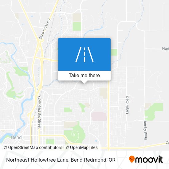 Northeast Hollowtree Lane map