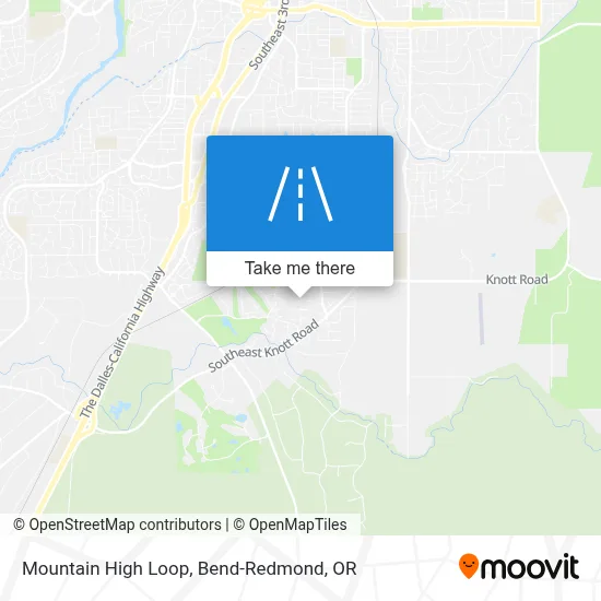 Mountain High Loop map