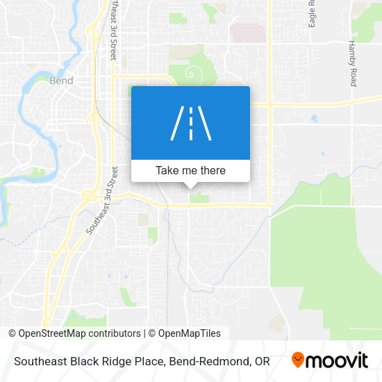 Southeast Black Ridge Place map