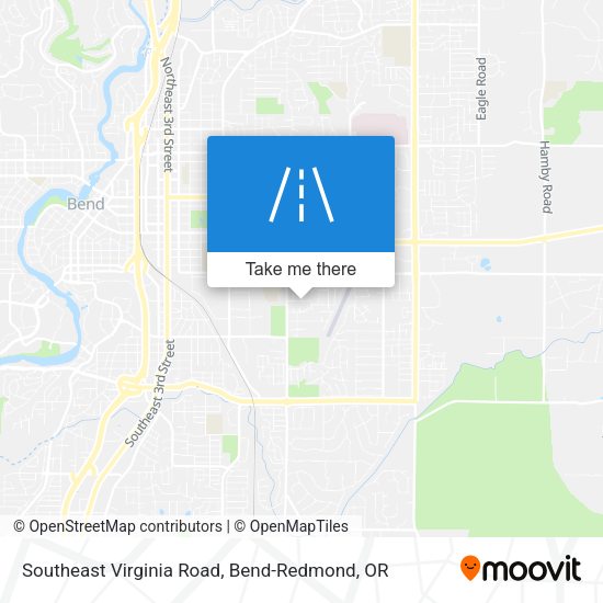 Southeast Virginia Road map