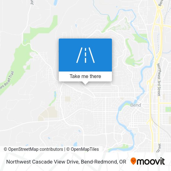 Mapa de Northwest Cascade View Drive