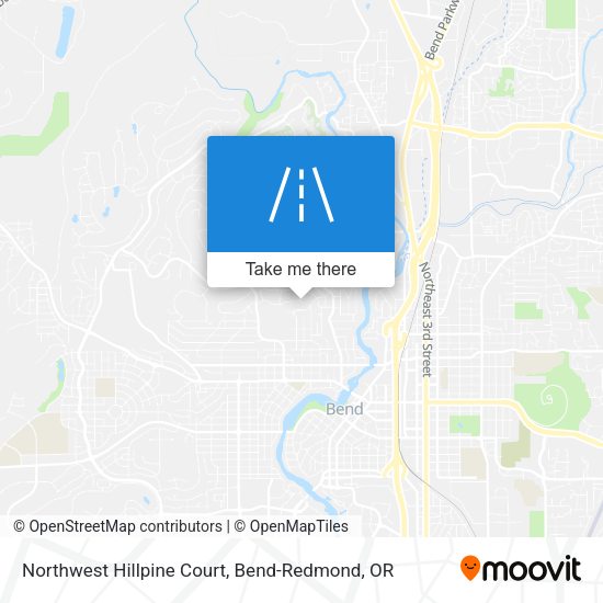 Mapa de Northwest Hillpine Court