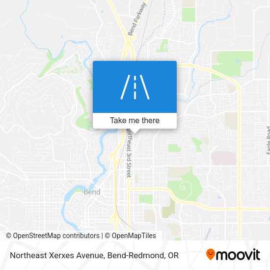 Northeast Xerxes Avenue map