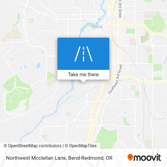 Northwest Mcclellan Lane map