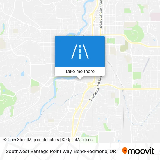 Southwest Vantage Point Way map