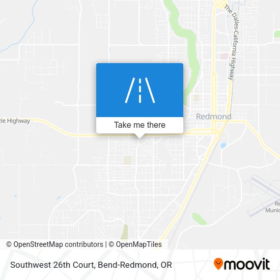 Southwest 26th Court map