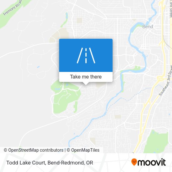 Todd Lake Court map