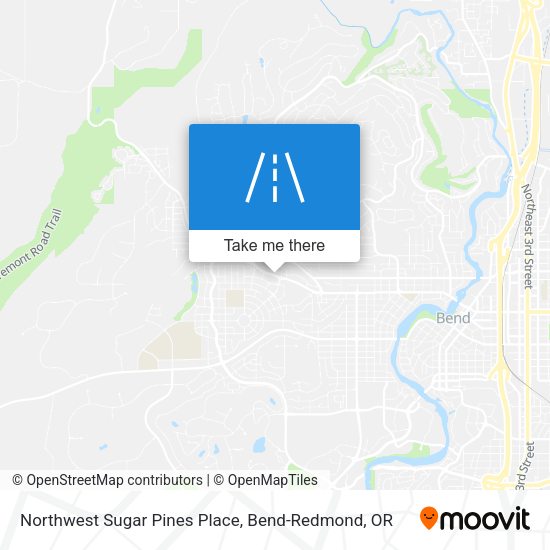 Northwest Sugar Pines Place map