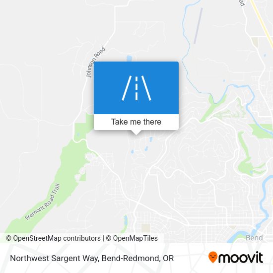 Northwest Sargent Way map
