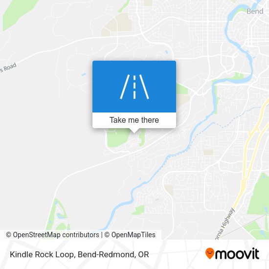 Kindle Rock Loop map